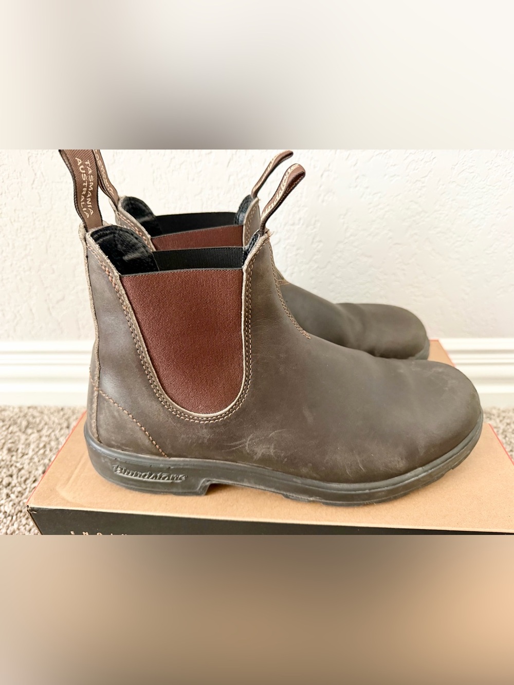 BLUNDSTONE Men's Work Series  Boots - 179, Brown Size 10